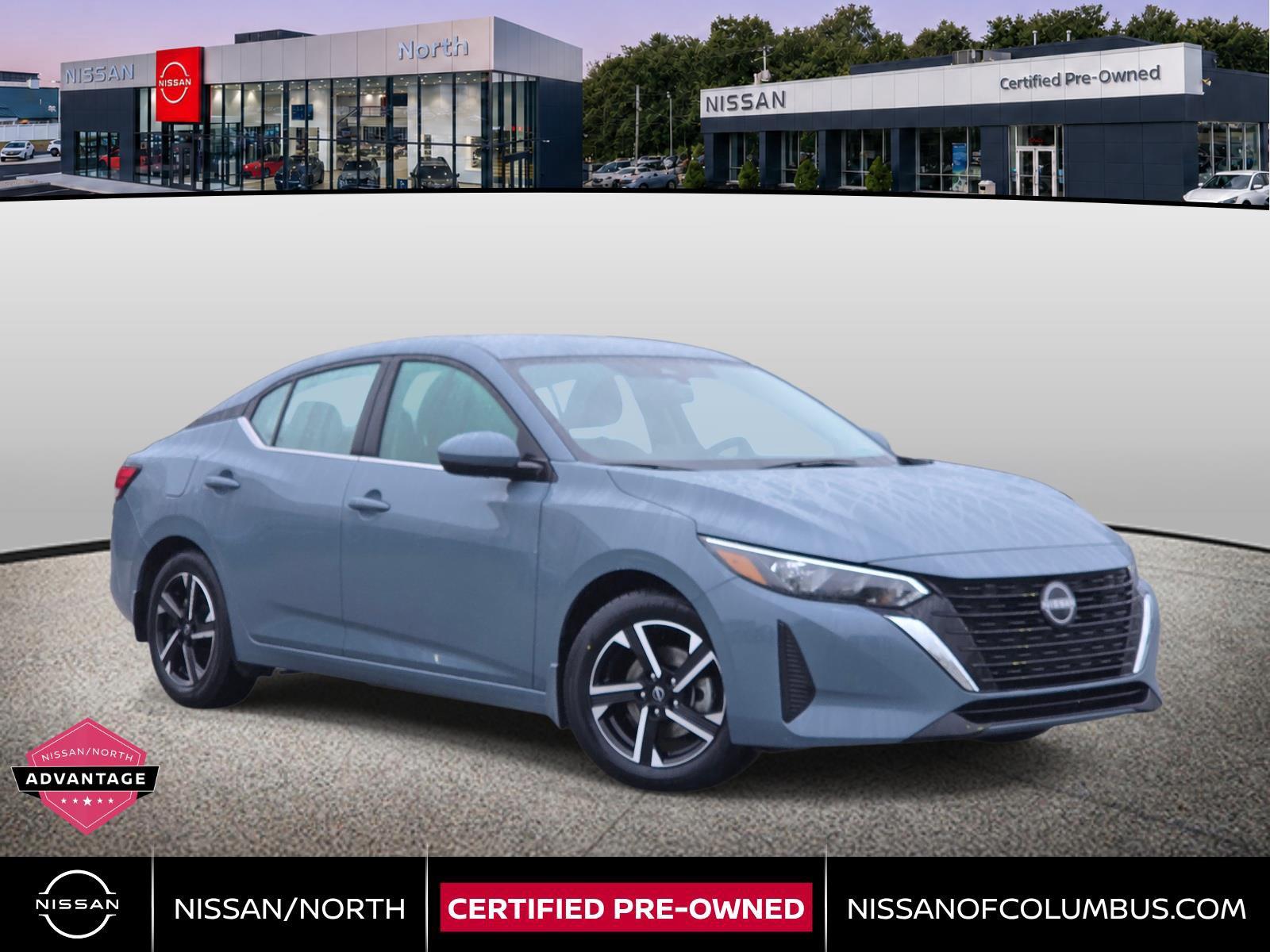 Atlantic Gray Metallic 2025 Nissan Sentra Sedan Front-Wheel Drive Continuously Variable Transmission