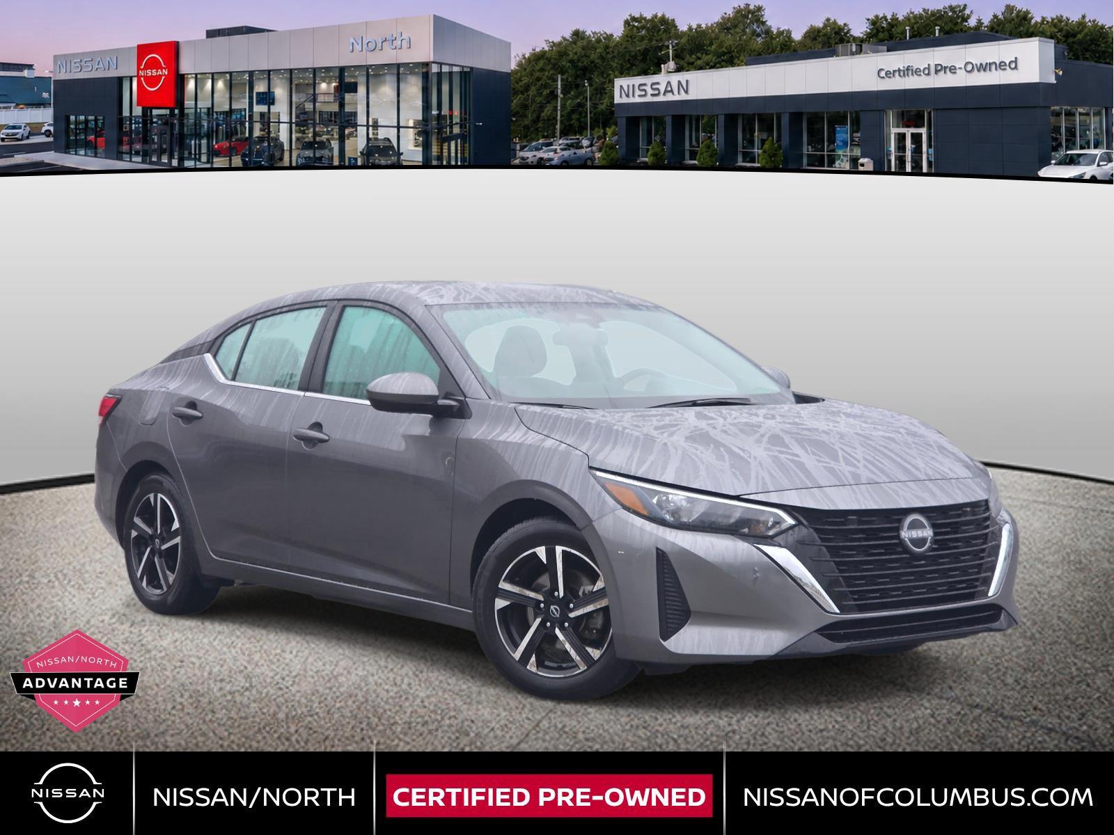 Gray (Gun Metallic) 2024 Nissan Sentra Sedan Front-Wheel Drive Continuously Variable Transmission