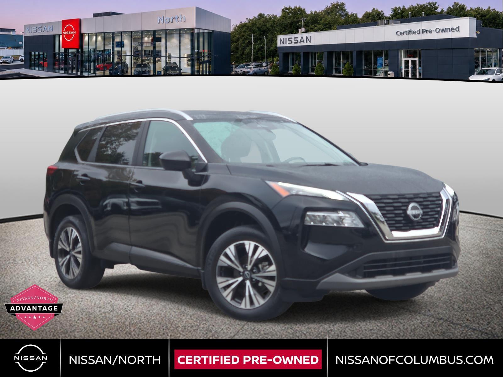 Super Black 2023 Nissan Rogue SUV / Crossover All-Wheel Drive Continuously Variable Transmission