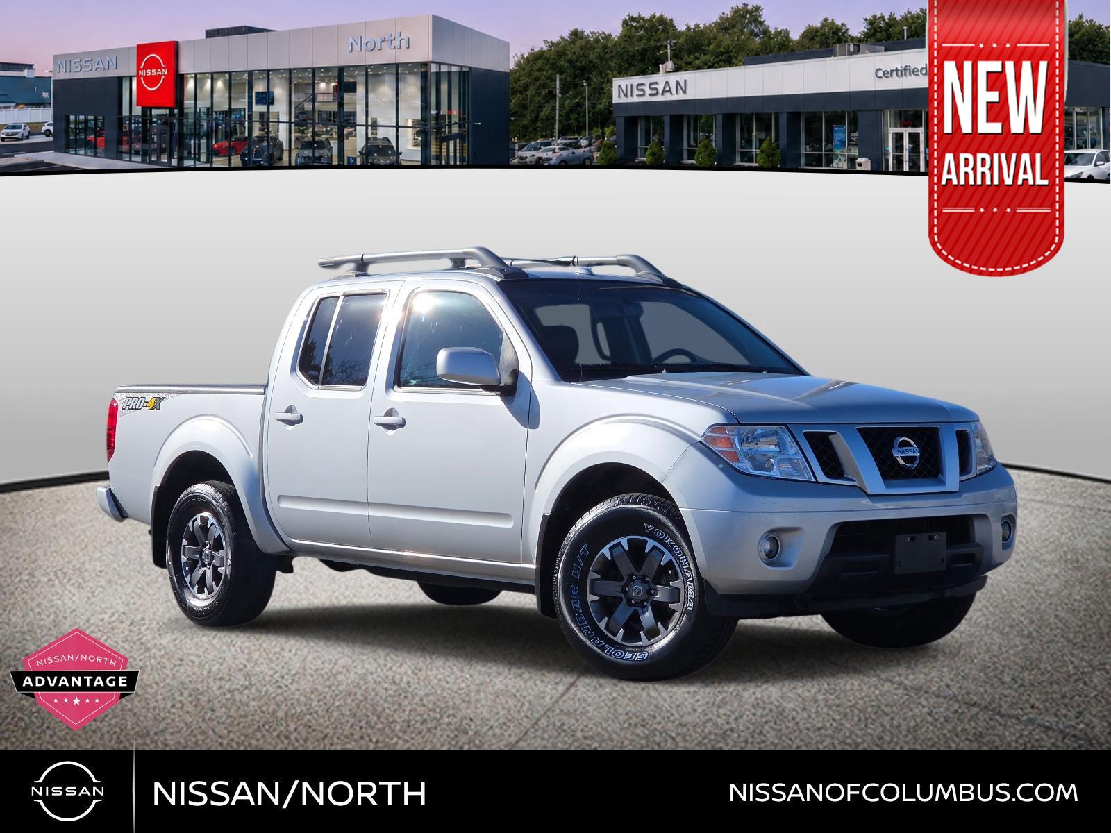 Brilliant Silver 2017 Nissan Frontier Pickup Truck Four-Wheel Drive Automatic