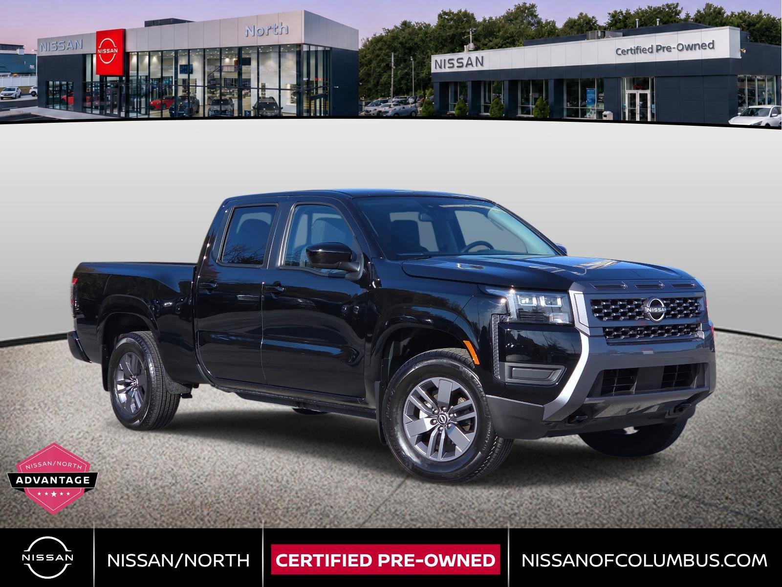 Super Black 2026 Nissan Frontier Pickup Truck Four-Wheel Drive Automatic