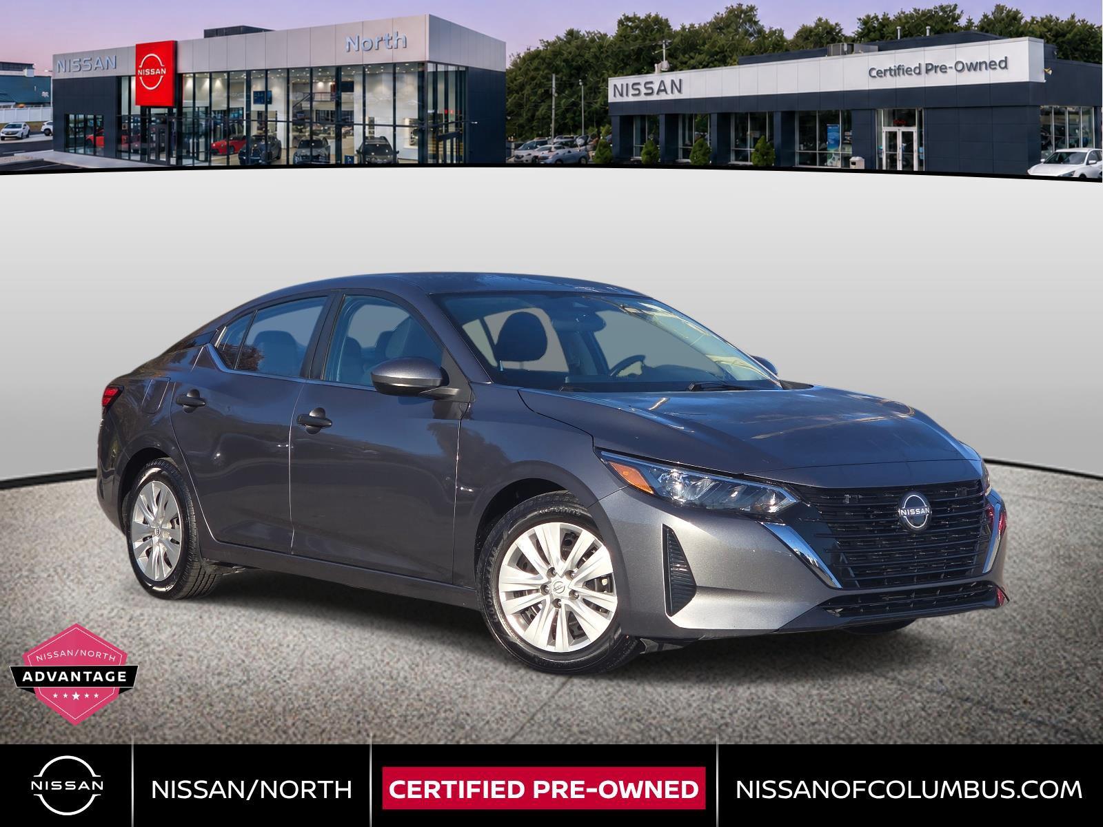 Gray (Gun Metallic) 2024 Nissan Sentra Sedan Front-Wheel Drive Continuously Variable Transmission