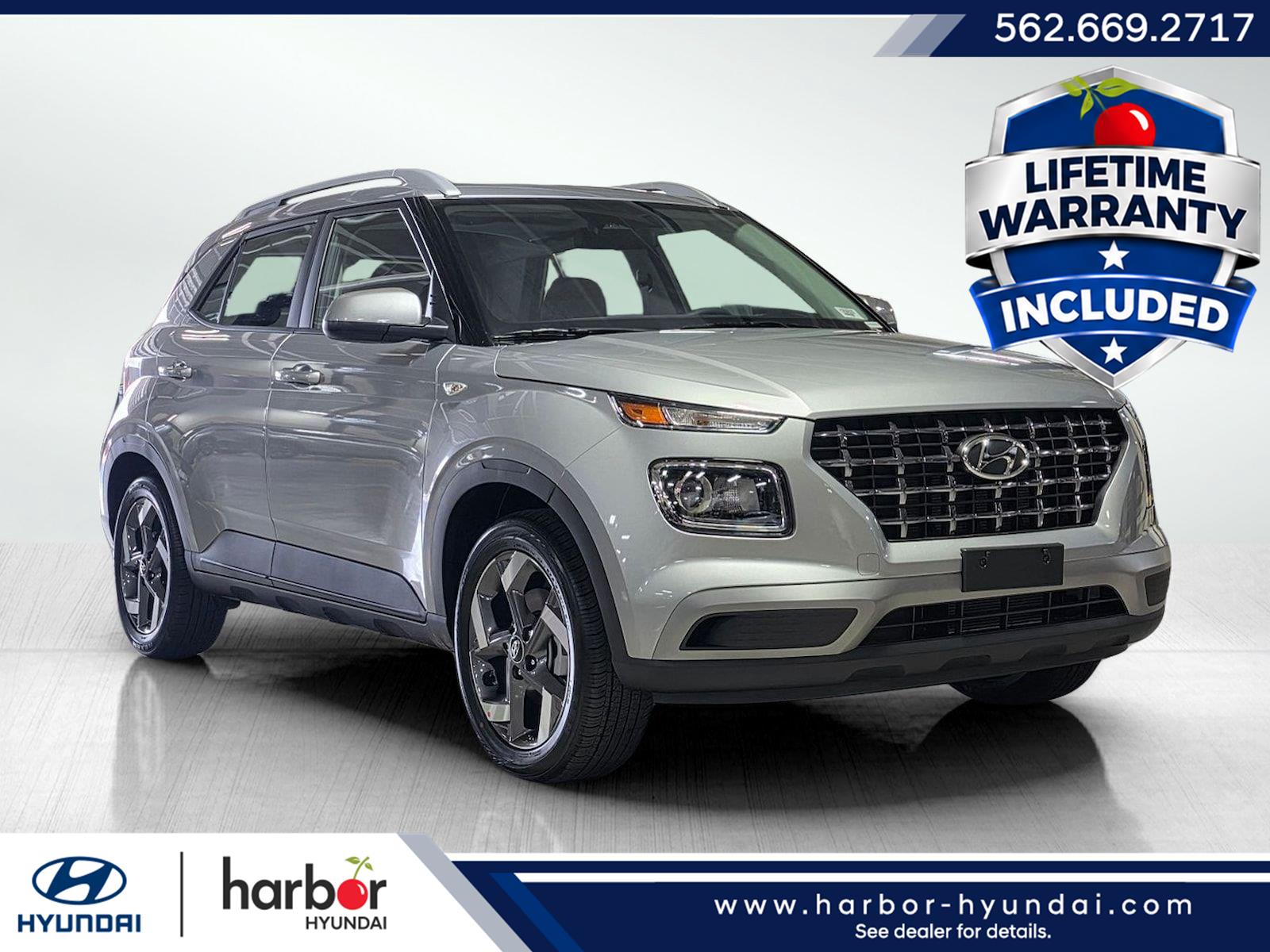 Shimmering Silver 2026 Hyundai Venue SUV / Crossover Front-Wheel Drive Continuously Variable Transmission