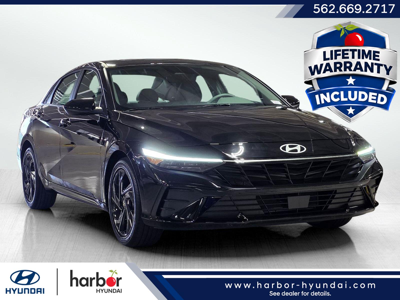Abyss Black 2026 Hyundai Elantra Sedan Front-Wheel Drive Continuously Variable Transmission