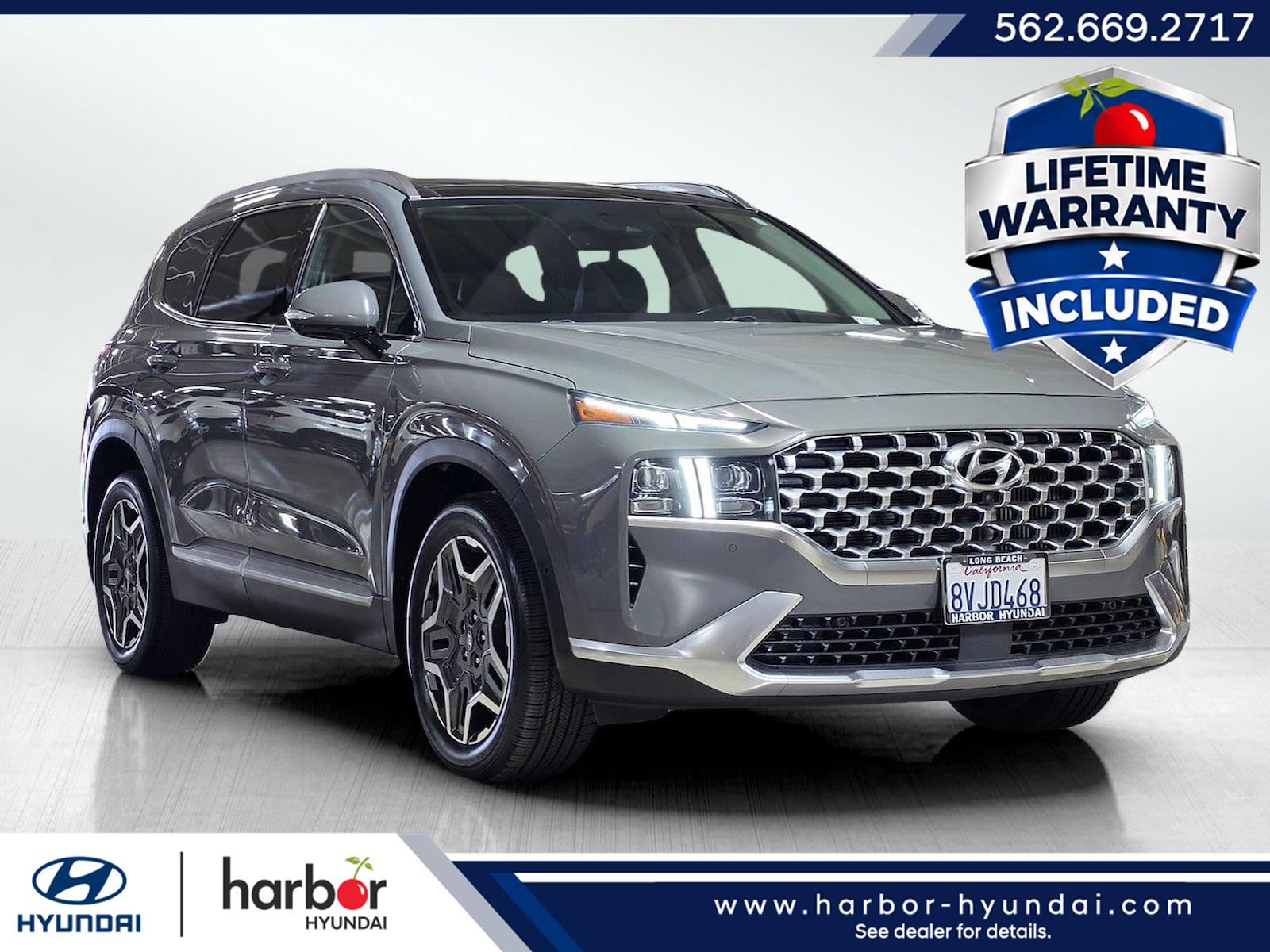 Hampton Gray 2021 Hyundai Santa Fe SUV / Crossover Front-Wheel Drive Automatic