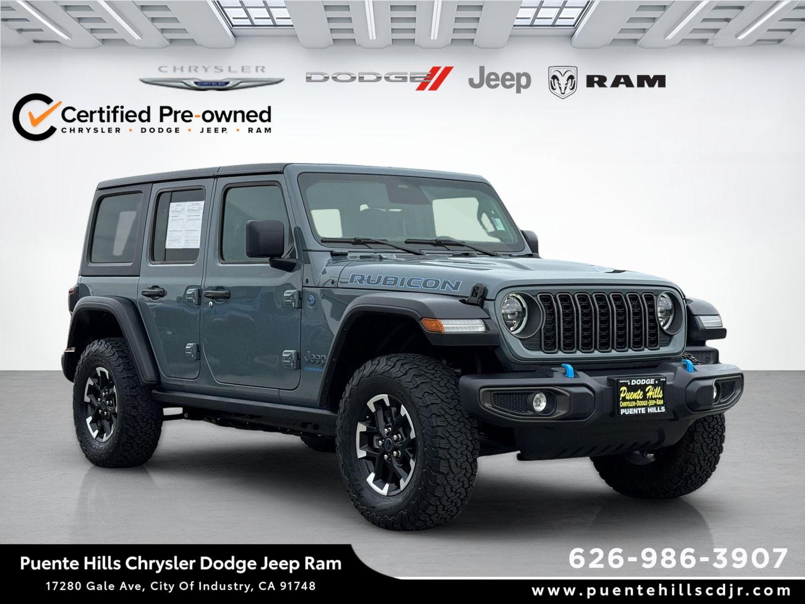 Anvil Clearcoat 2025 Jeep Wrangler 4xe Rubicon 4WD SUV / Crossover Four-Wheel Drive 8-Speed Automatic