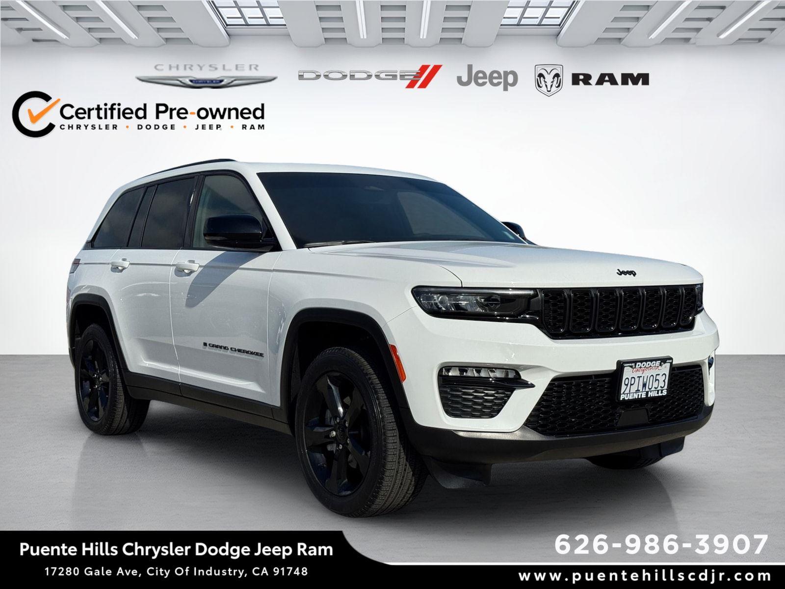 Bright White Clearcoat 2024 Jeep Grand Cherokee Limited 4WD SUV / Crossover Four-Wheel Drive 8-Speed Automatic
