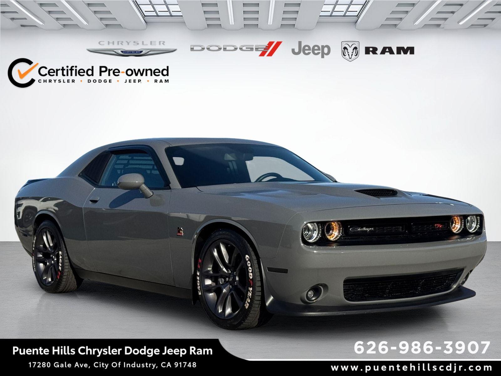 Destroyer Gray Clearcoat 2023 Dodge Challenger Coupe Rear-Wheel Drive 8-Speed Automatic
