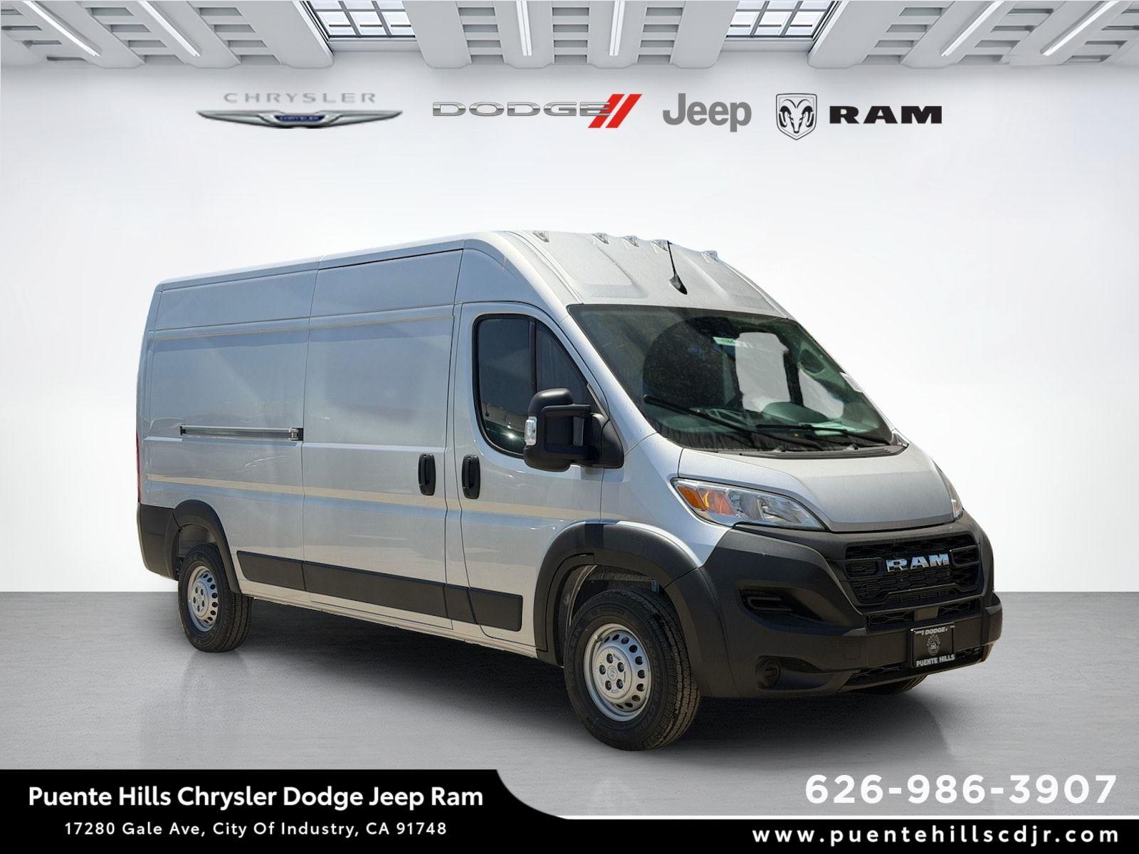 Bright Silver Metallic Clearcoat 2026 RAM ProMaster 2500 Tradesman 159 High Roof Cargo Van FWD Van Front-Wheel Drive Automatic