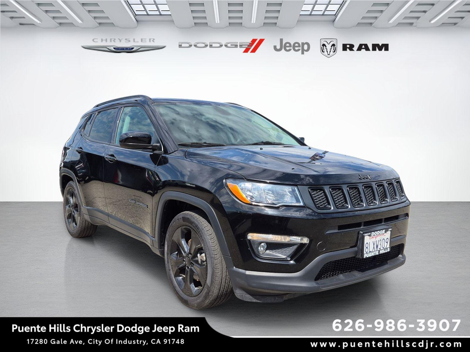 Diamond Black Crystal Pearlcoat 2019 Jeep Compass SUV / Crossover Front-Wheel Drive 6-Speed Automatic