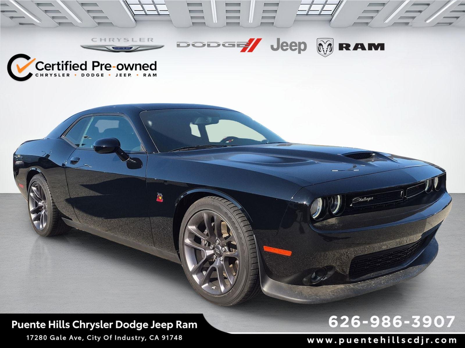 Pitch Black Clearcoat 2023 Dodge Challenger Coupe Rear-Wheel Drive 8-Speed Automatic