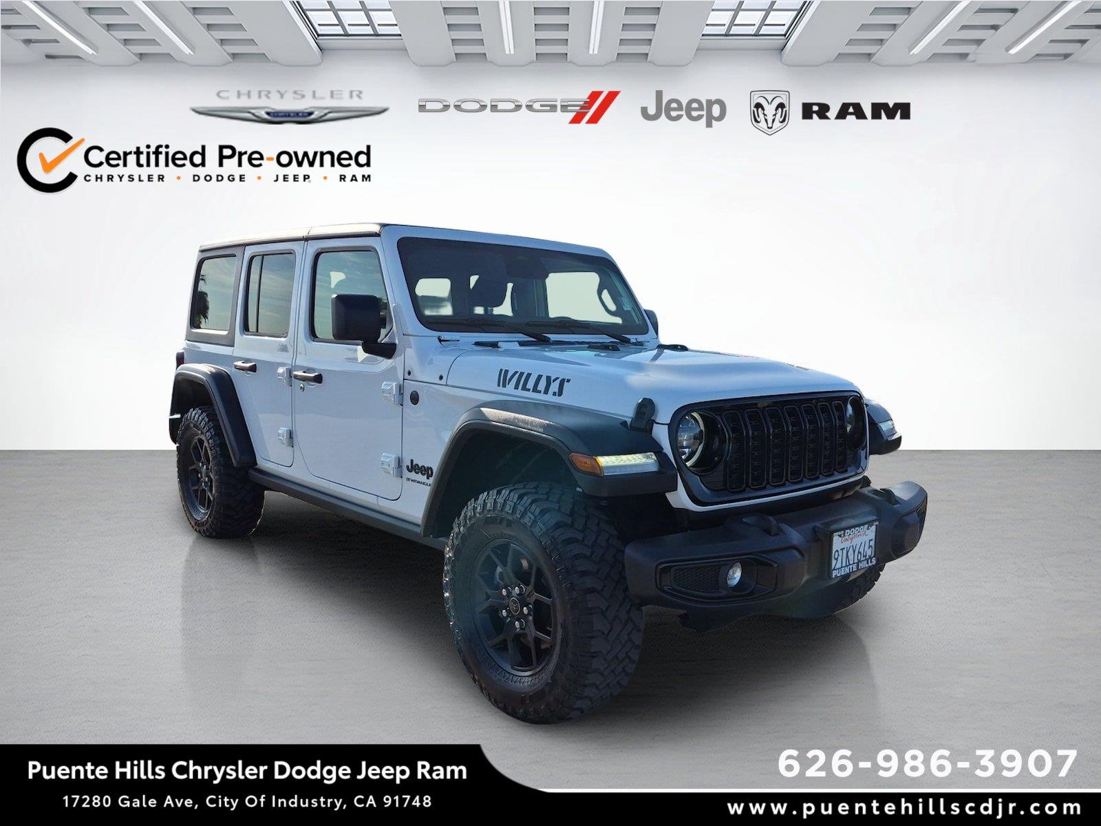 Bright White Clearcoat 2025 Jeep Wrangler SUV / Crossover Four-Wheel Drive 8-Speed Automatic