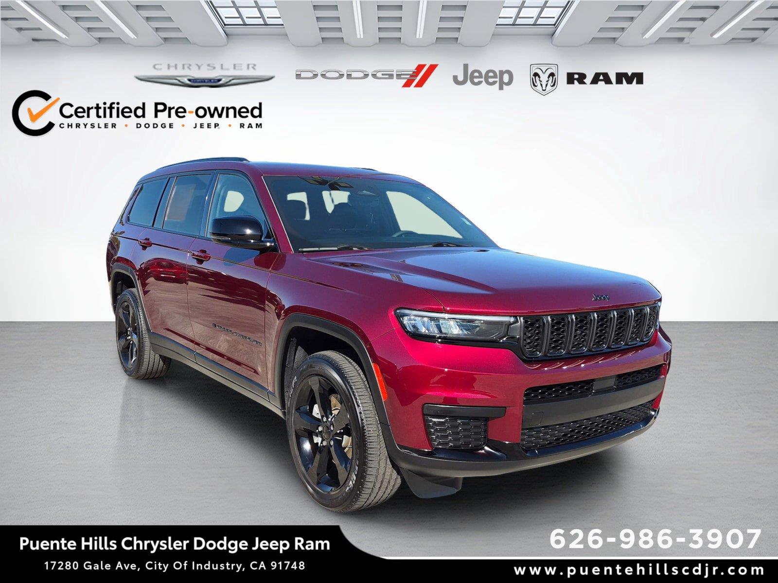 Velvet Red Pearlcoat 2025 Jeep Grand Cherokee L SUV / Crossover 4X2 8-Speed Automatic