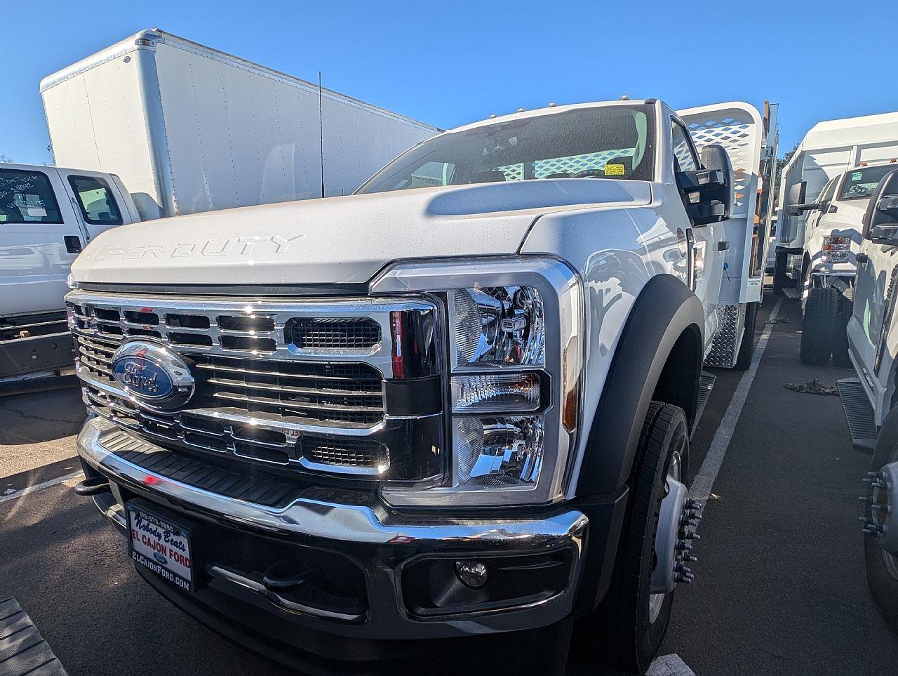 Oxford White 2024 Ford F-450 Super Duty Chassis Pickup Truck Rear-Wheel Drive Automatic