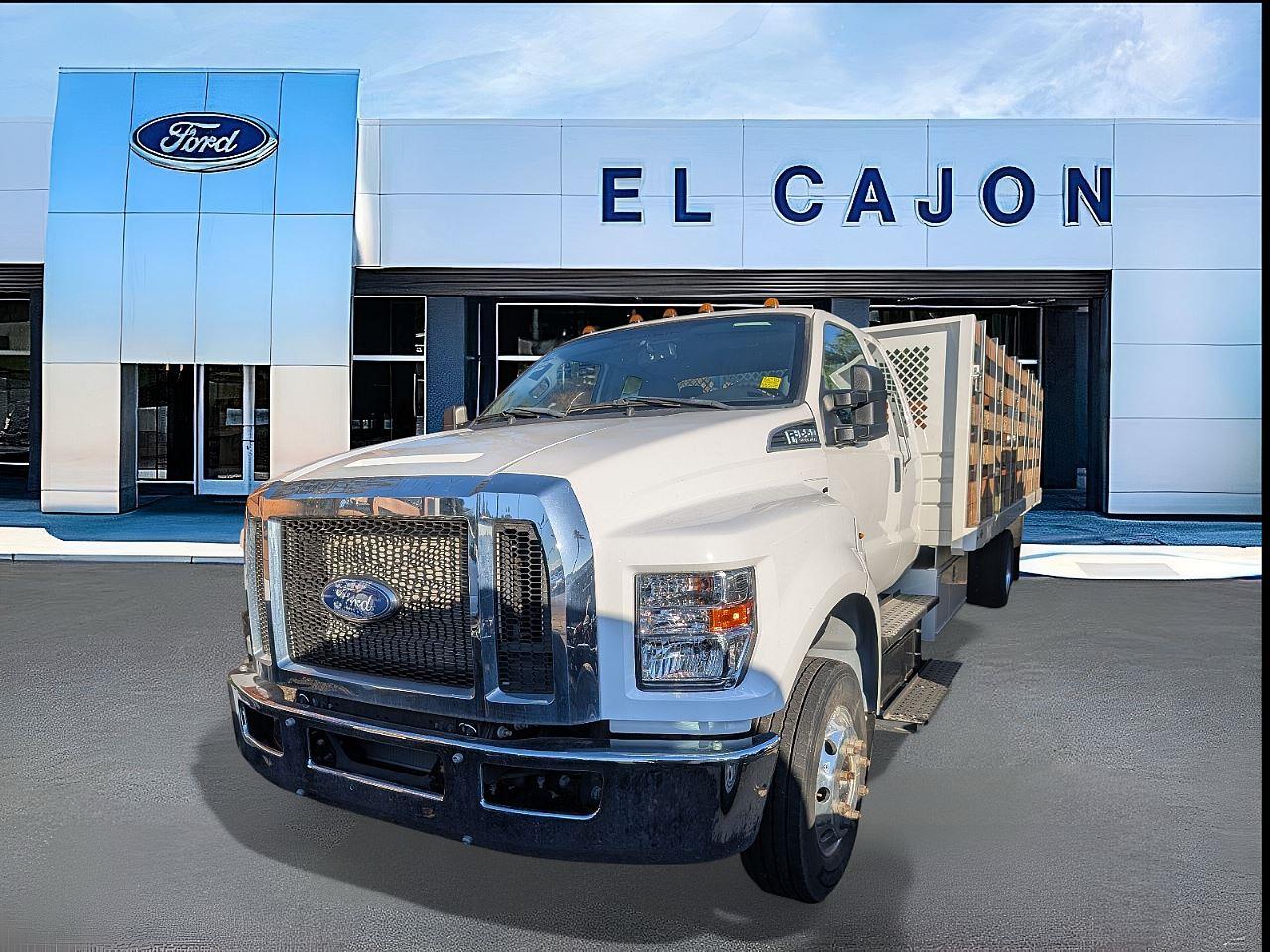 Oxford White 2024 Ford F-650 Super Duty Pickup Truck 6-Speed Automatic Overdrive
