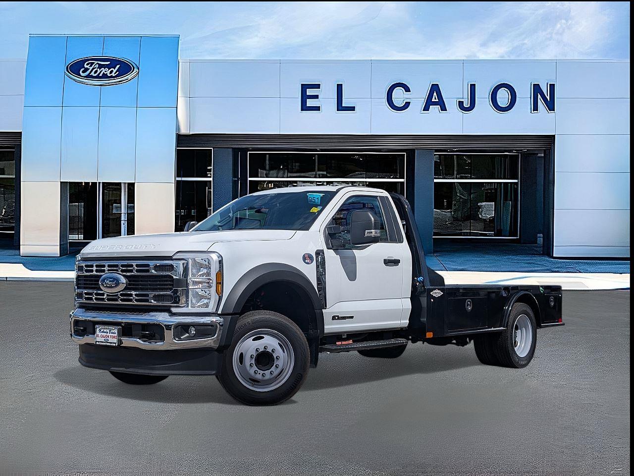 White 2025 Ford F-550 Super Duty Chassis Pickup Truck Automatic