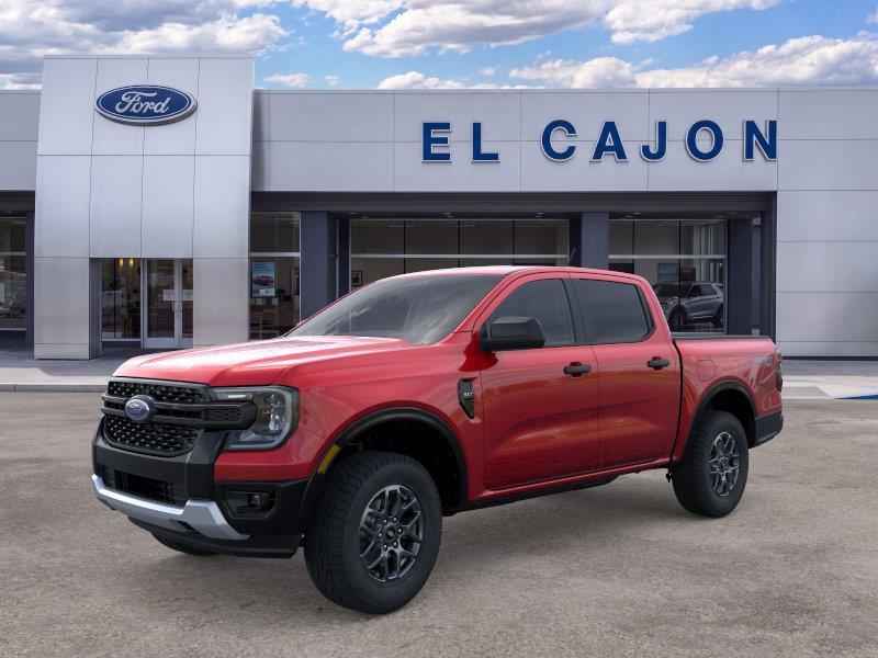 Ruby Red Metallic Tinted Clearcoat 2025 Ford Ranger Pickup Truck Four-Wheel Drive Automatic