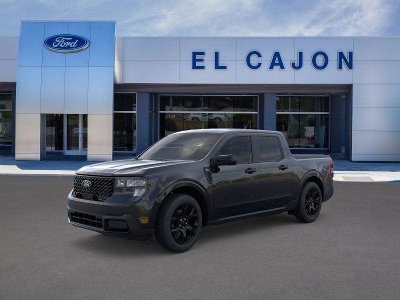 Shadow Black 2025 Ford Maverick XLT SuperCrew AWD Pickup Truck All-Wheel Drive Continuously Variable Transmission