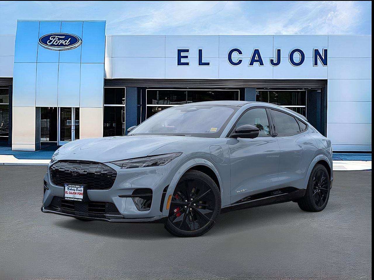 Glacier Gray Metallic TriCoat 2025 Ford Mustang Mach-E GT AWD SUV / Crossover All-Wheel Drive Automatic