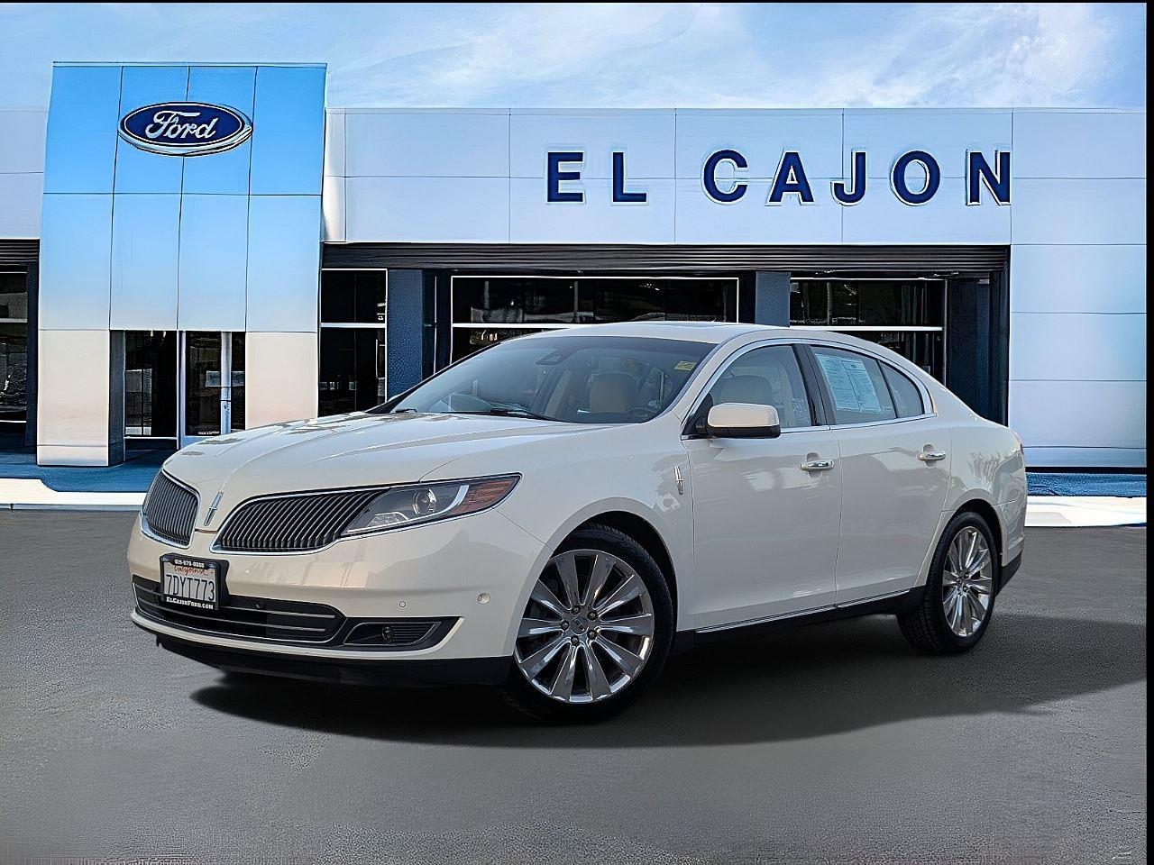 White Platinum Metallic Tri-Coat 2013 Lincoln MKS EcoBoost AWD Sedan All-Wheel Drive 6-Speed Automatic