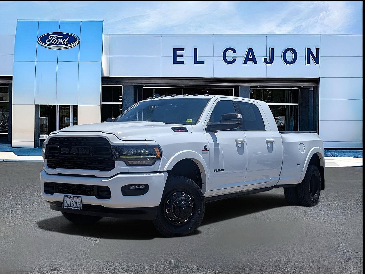 Bright White Clearcoat 2022 RAM 3500 Pickup Truck Four-Wheel Drive 6-Speed Automatic