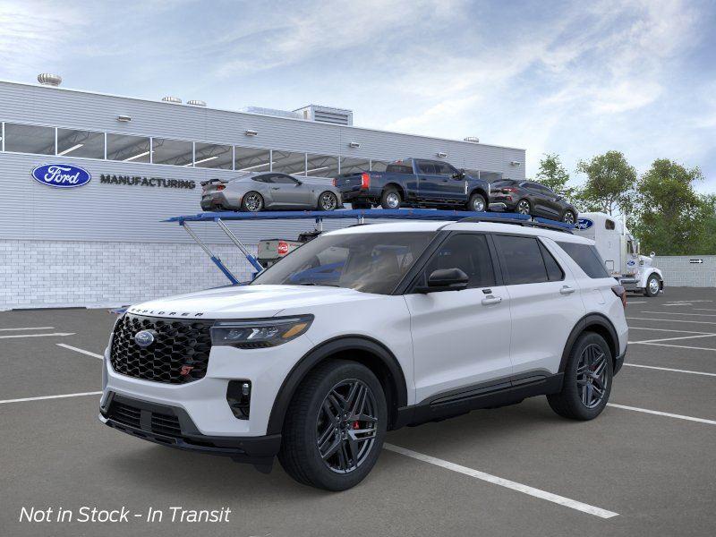 Space White Metallic 2026 Ford Explorer SUV / Crossover All-Wheel Drive Automatic