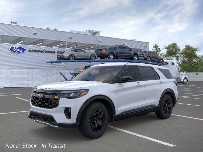 Space White Metallic 2026 Ford Explorer SUV / Crossover All-Wheel Drive Automatic