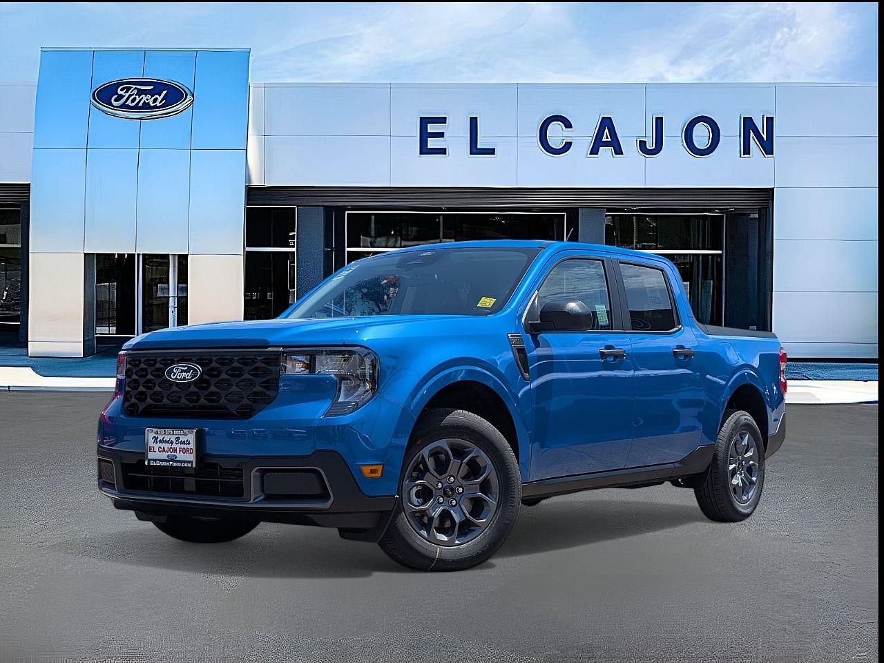 Velocity Blue 2026 Ford Maverick Pickup Truck Front-Wheel Drive Continuously Variable Transmission