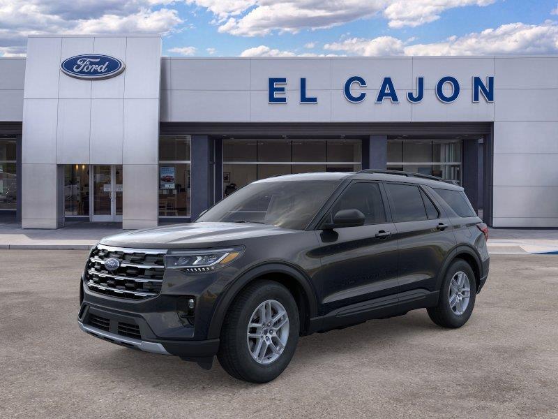 Agate Black Metallic 2026 Ford Explorer SUV / Crossover Rear-Wheel Drive Automatic