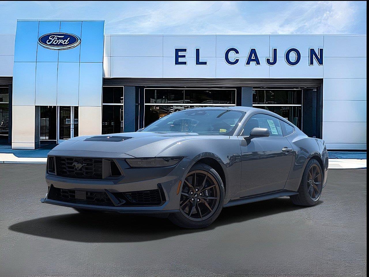Carbonized Gray Metallic 2026 Ford Mustang Coupe Rear-Wheel Drive Automatic