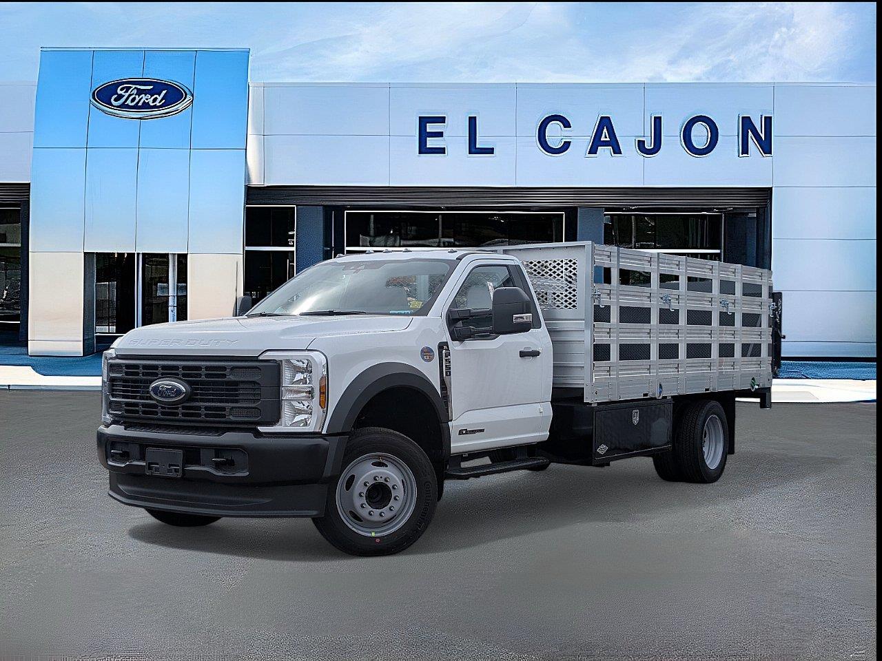 Oxford White 2026 Ford F-550 Super Duty Chassis Pickup Truck Rear-Wheel Drive Automatic