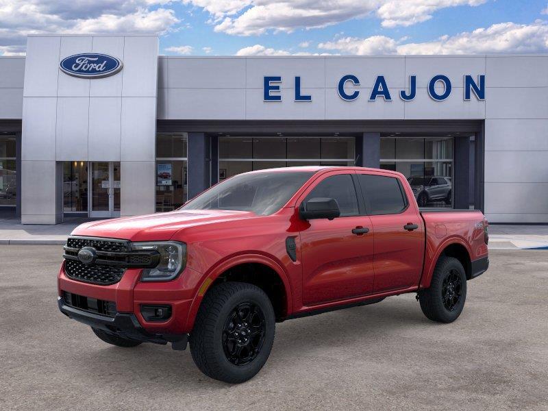 Ruby Red Metallic Tinted Clearcoat 2026 Ford Ranger Pickup Truck Four-Wheel Drive Automatic