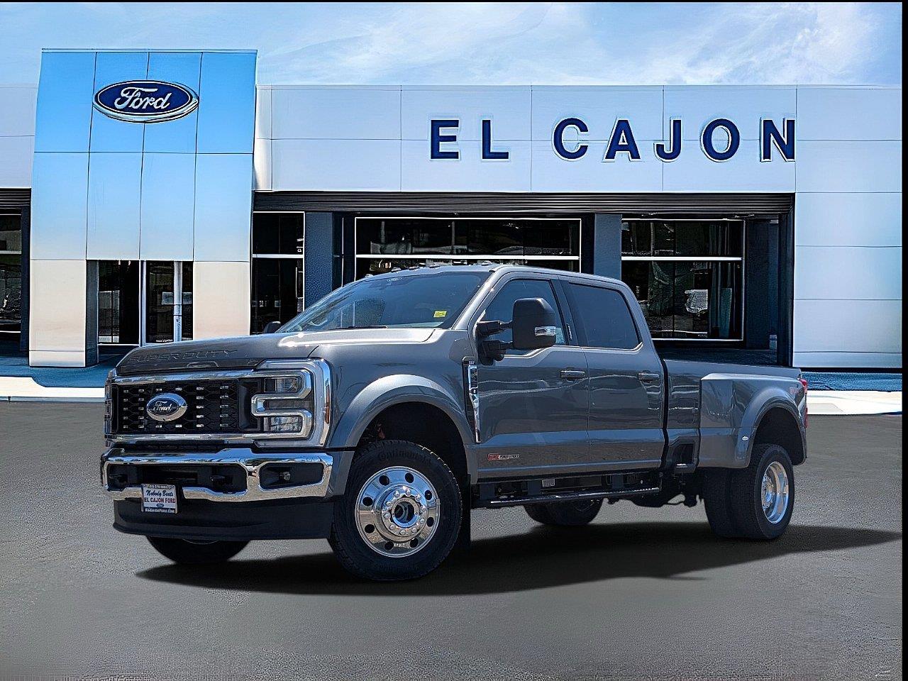 Gray 2026 Ford F-450 Super Duty Pickup Truck Four-Wheel Drive Automatic