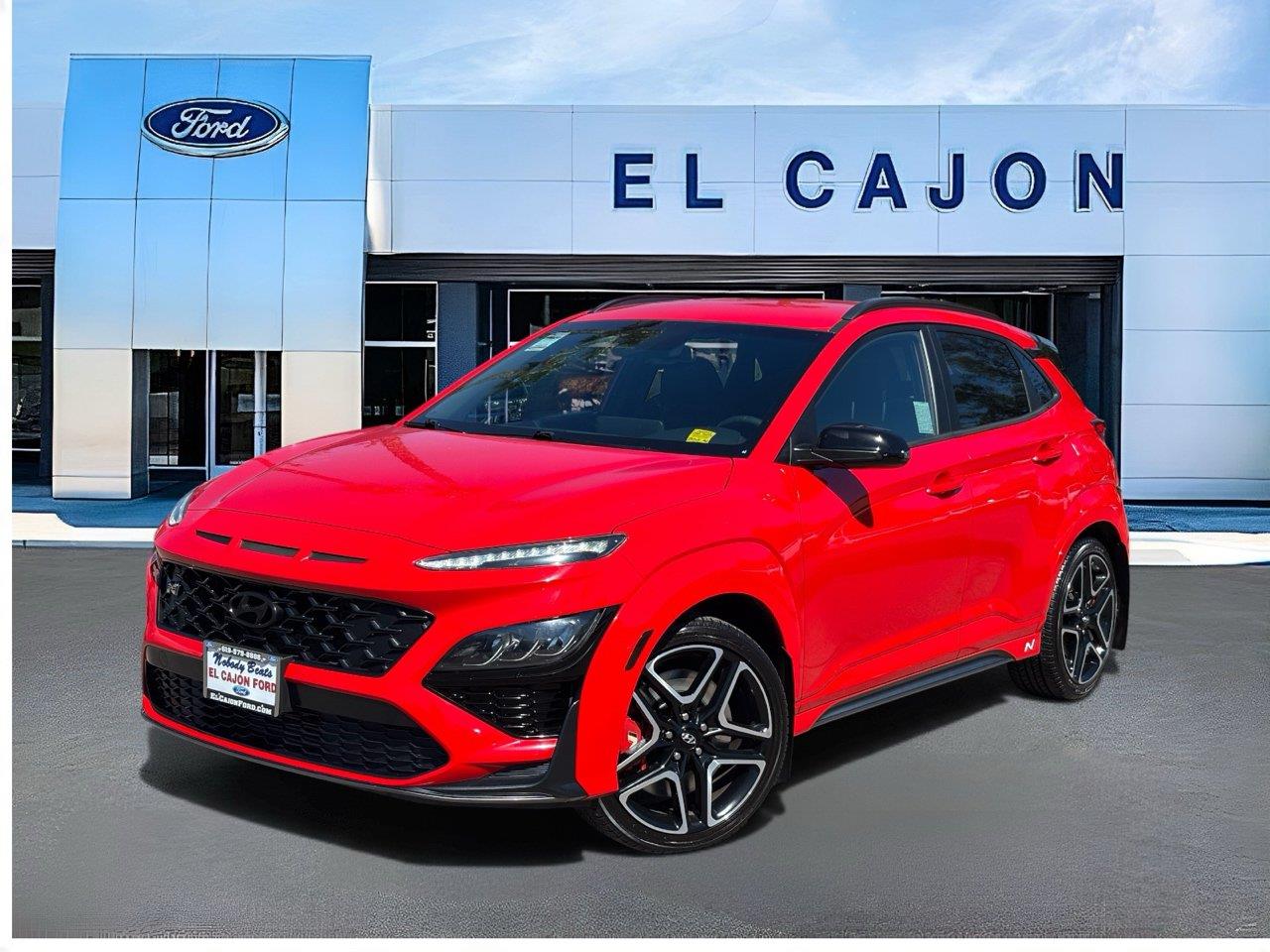 Racing Red 2022 Hyundai Kona N SUV / Crossover Front-Wheel Drive Automatic