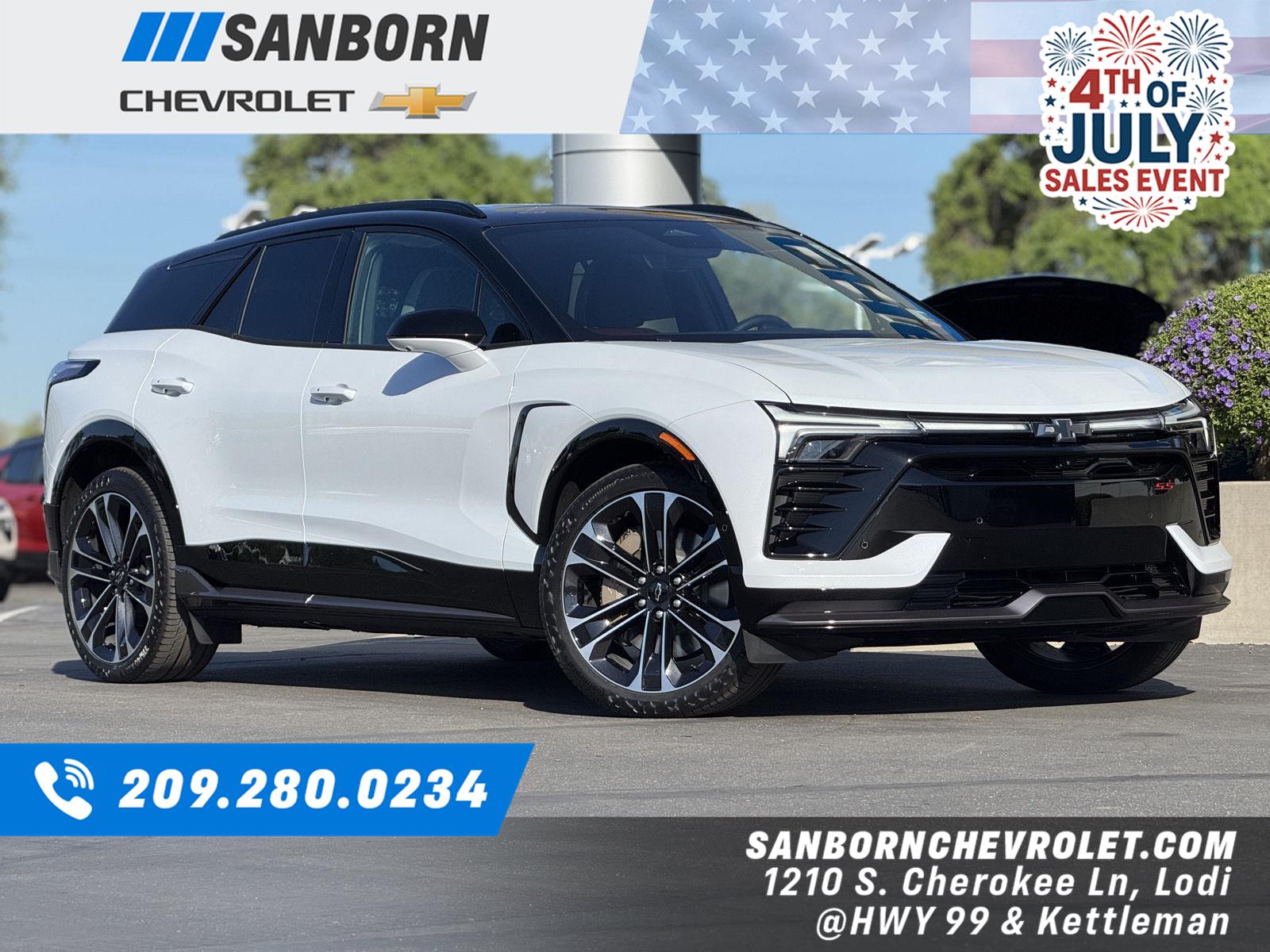 Polar White Tricoat 2026 Chevrolet Blazer EV SUV / Crossover All-Wheel Drive Automatic