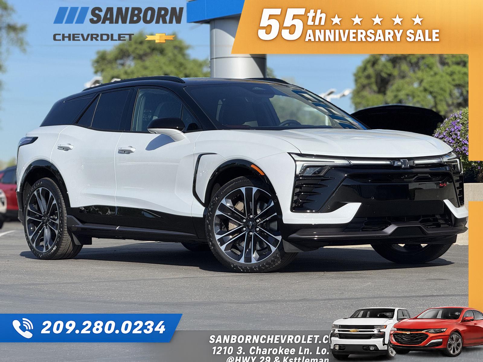 Polar White Tricoat 2026 Chevrolet Blazer EV SUV / Crossover All-Wheel Drive Automatic