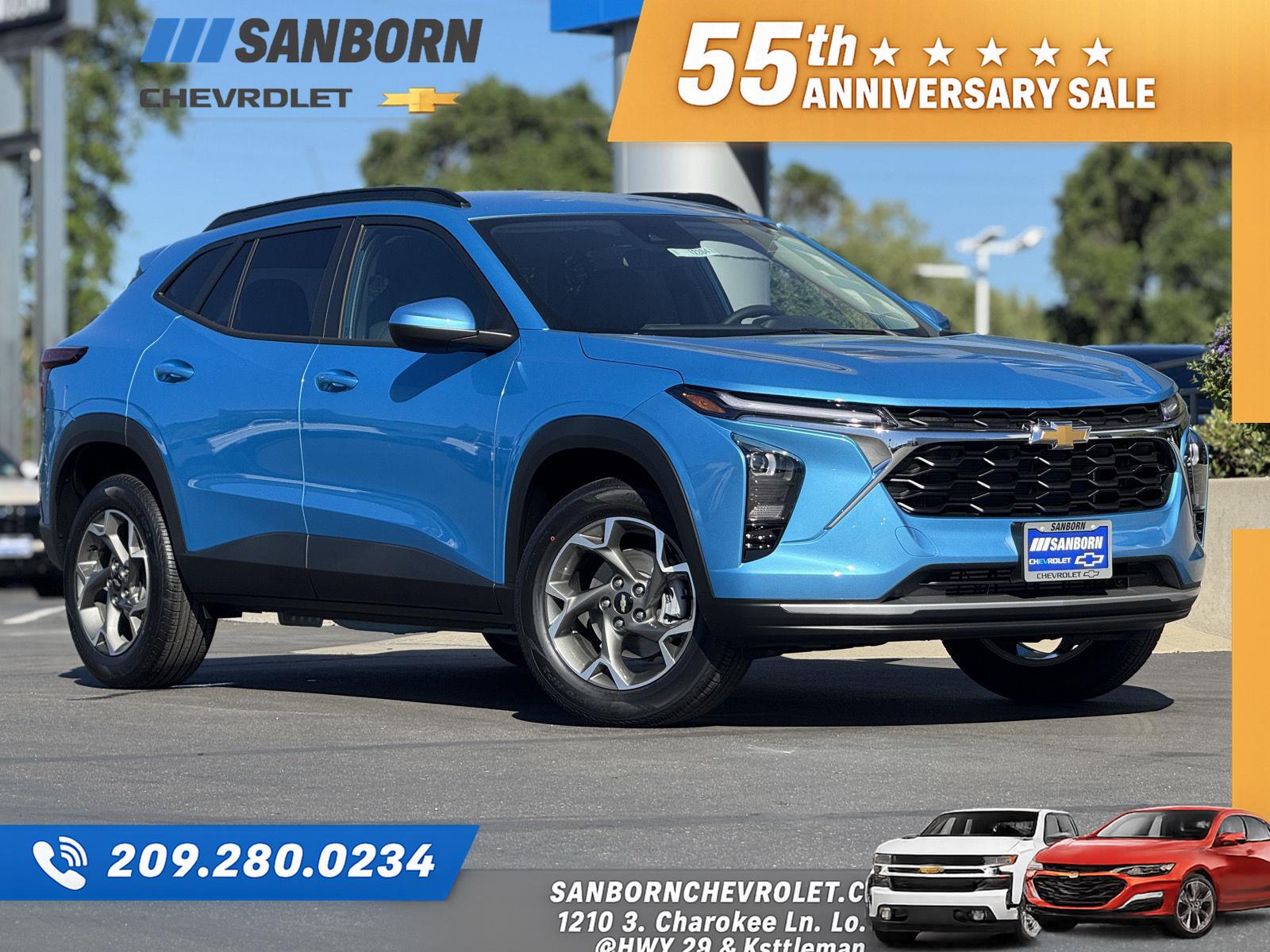 Marina Blue Metallic 2026 Chevrolet Trax SUV / Crossover Front-Wheel Drive 6-Speed Automatic