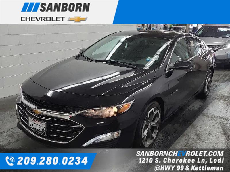 Mosaic Black Metallic 2024 Chevrolet Malibu LT with 1LT FWD Sedan Front-Wheel Drive Continuously Variable Transmission