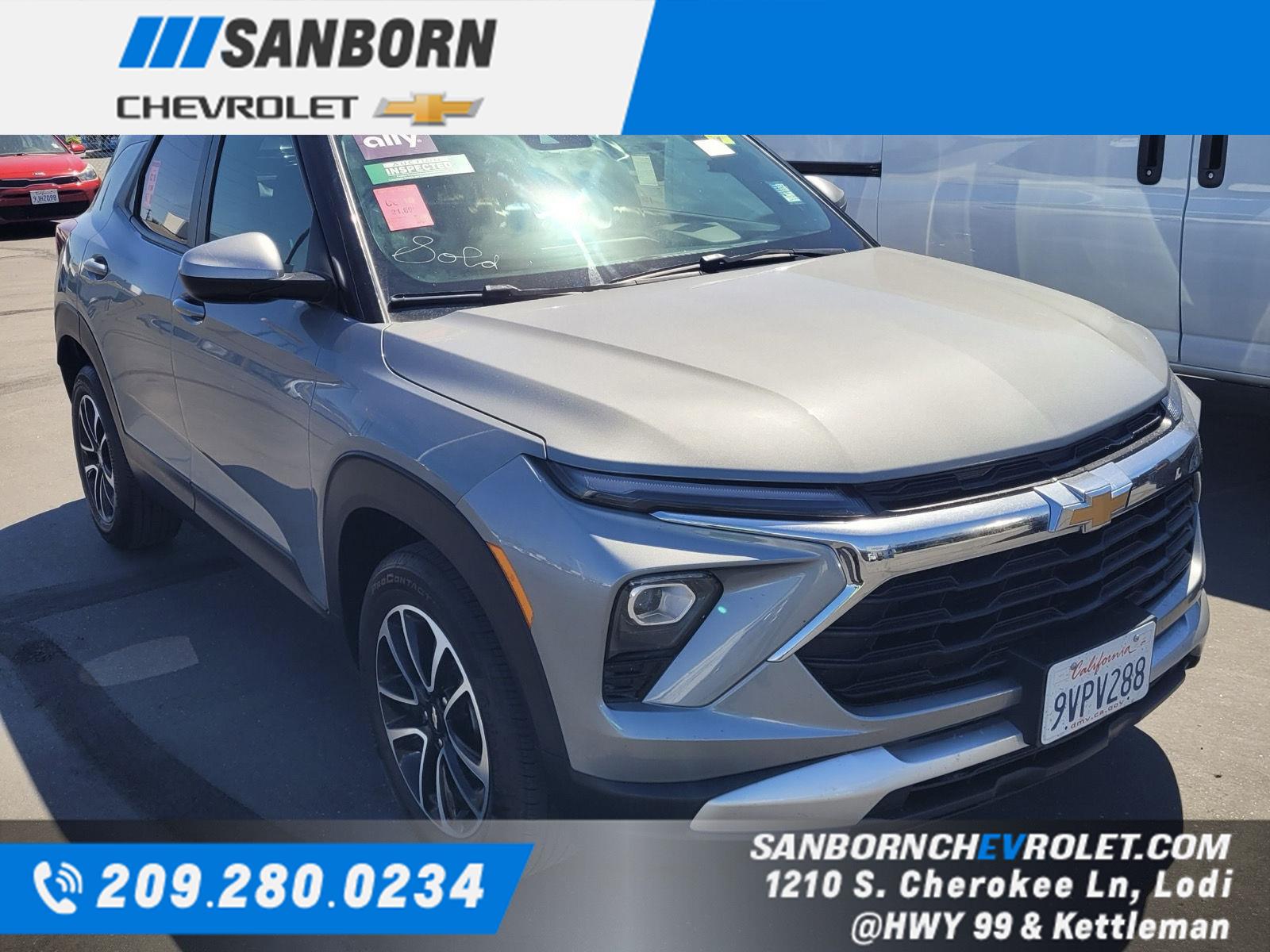 Sterling Gray Metallic 2025 Chevrolet Trailblazer LT FWD SUV / Crossover Front-Wheel Drive Continuously Variable Transmission