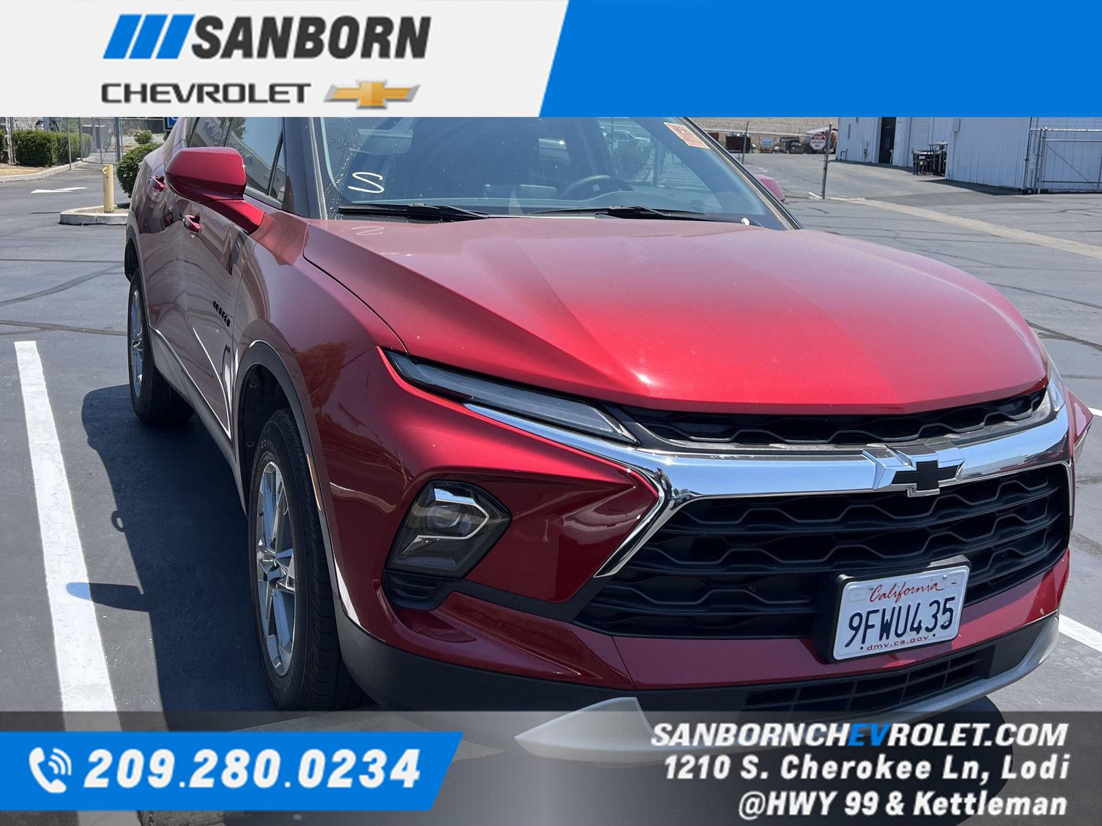 Radiant Red Tintcoat 2023 Chevrolet Blazer SUV / Crossover Front-Wheel Drive 9-Speed Automatic