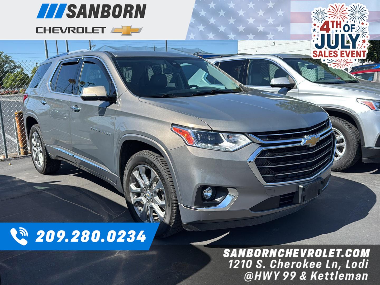 Pepperdust Metallic 2018 Chevrolet Traverse SUV / Crossover Front-Wheel Drive 9-Speed Automatic