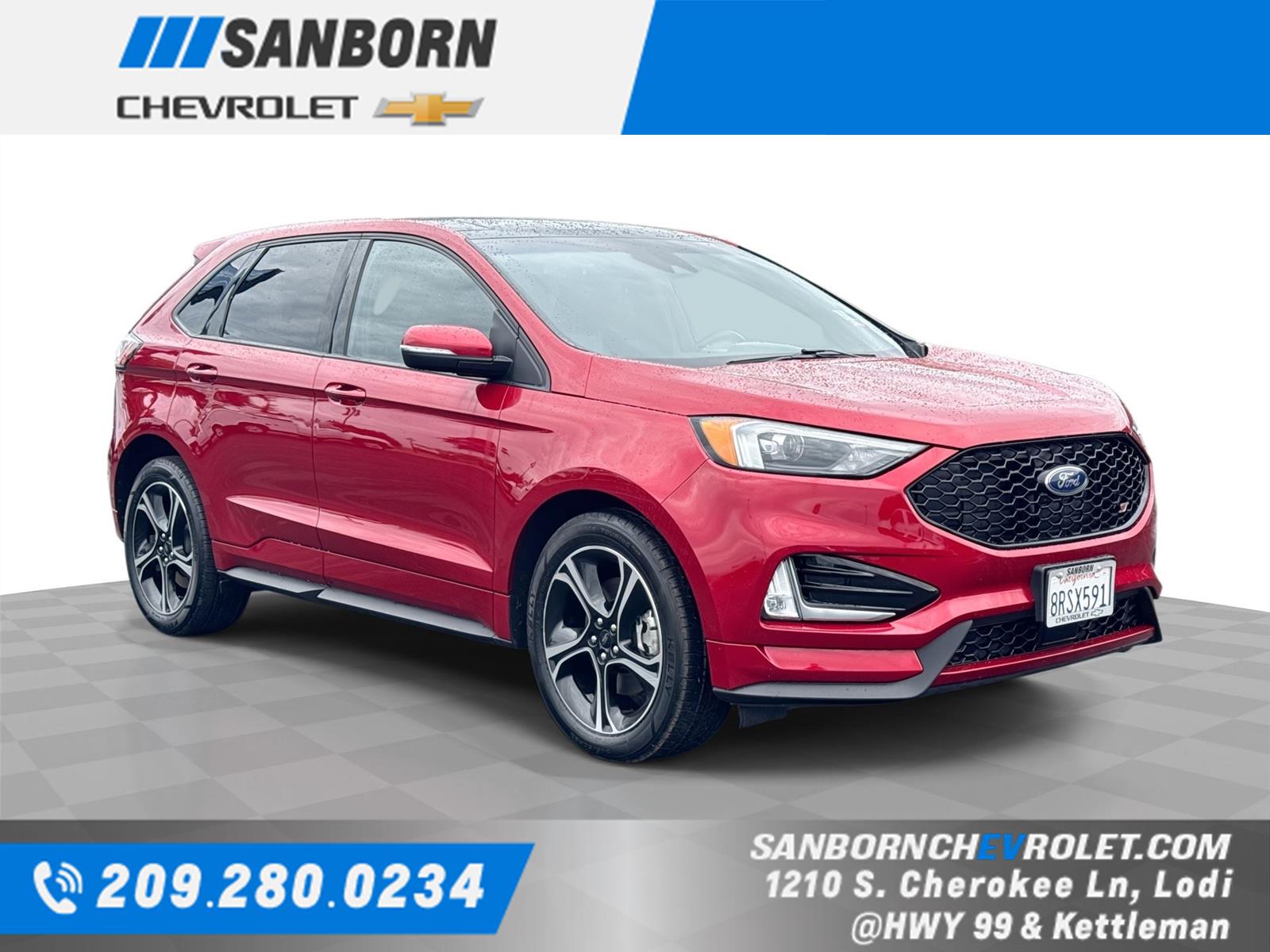 Rapid Red Metallic Tinted Clearcoat 2020 Ford Edge ST AWD SUV / Crossover All-Wheel Drive 8-Speed Automatic