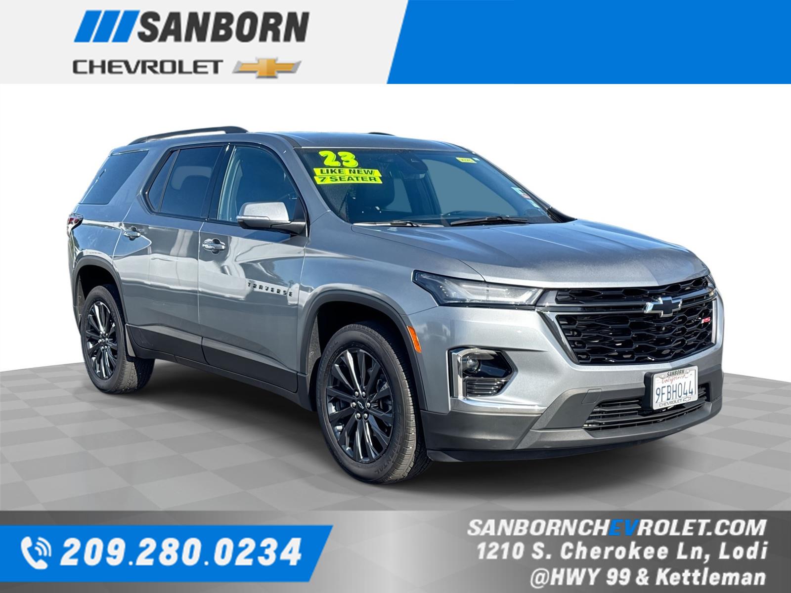 Sterling Gray Metallic 2023 Chevrolet Traverse SUV / Crossover Front-Wheel Drive 9-Speed Automatic