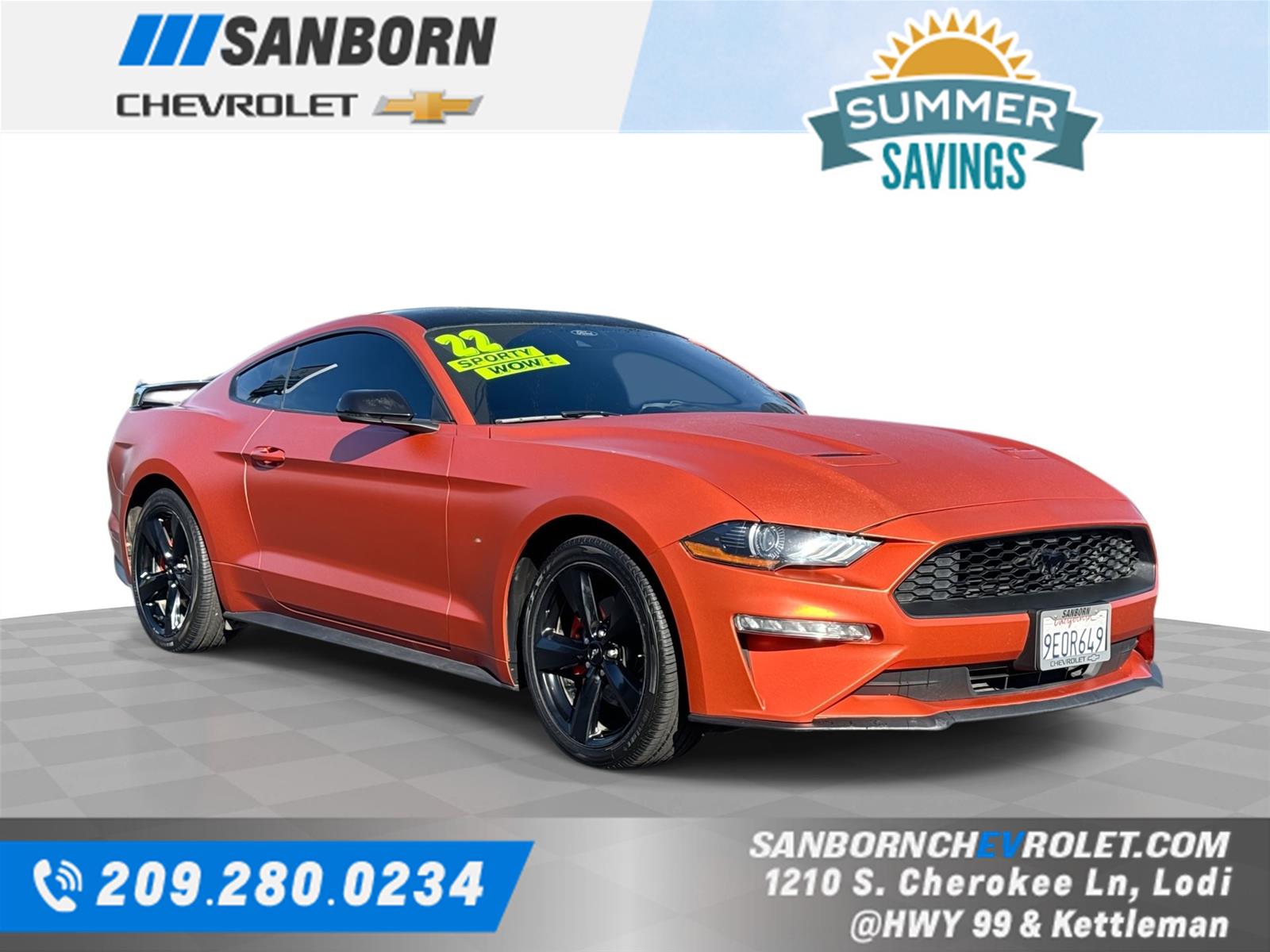 Carbonized Gray 2022 Ford Mustang EcoBoost Premium Fastback RWD Coupe Rear-Wheel Drive Automatic