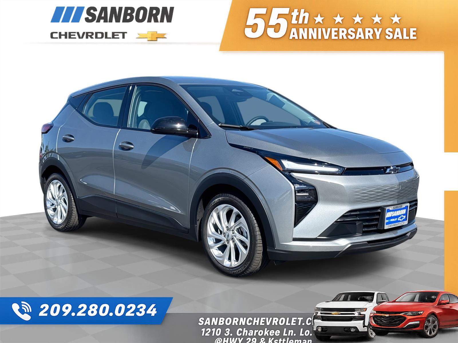 Gray (Sterling Grey Metallic) 2027 Chevrolet Bolt SUV / Crossover Front-Wheel Drive Automatic