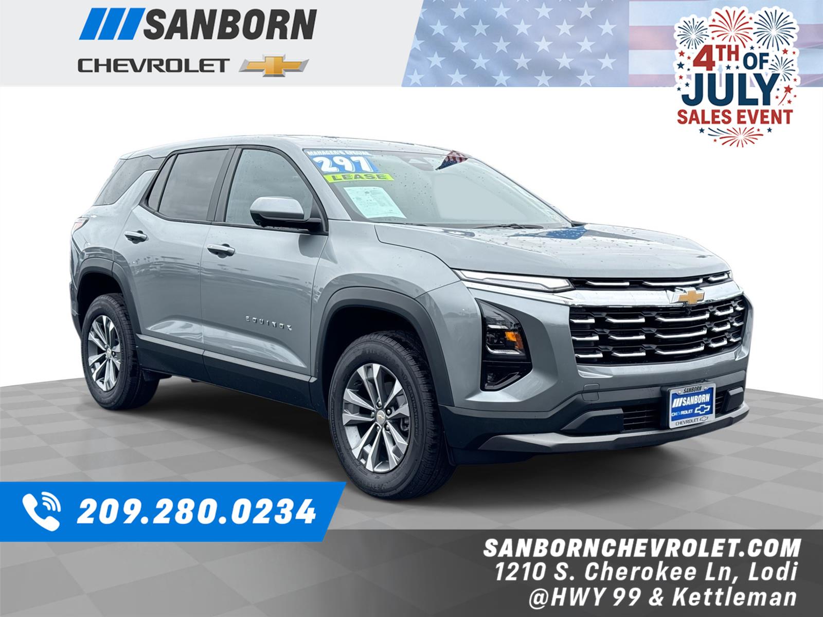 Sterling Gray Metallic 2026 Chevrolet Equinox SUV / Crossover Front-Wheel Drive Continuously Variable Transmission