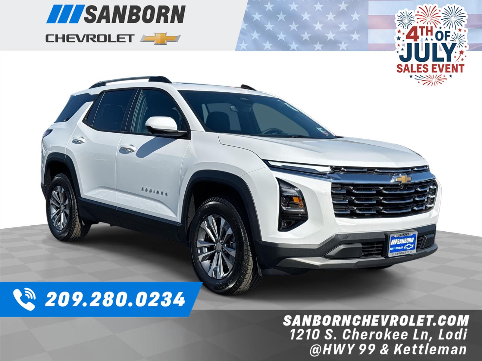 Summit White 2026 Chevrolet Equinox SUV / Crossover Four-Wheel Drive 8-Speed Automatic