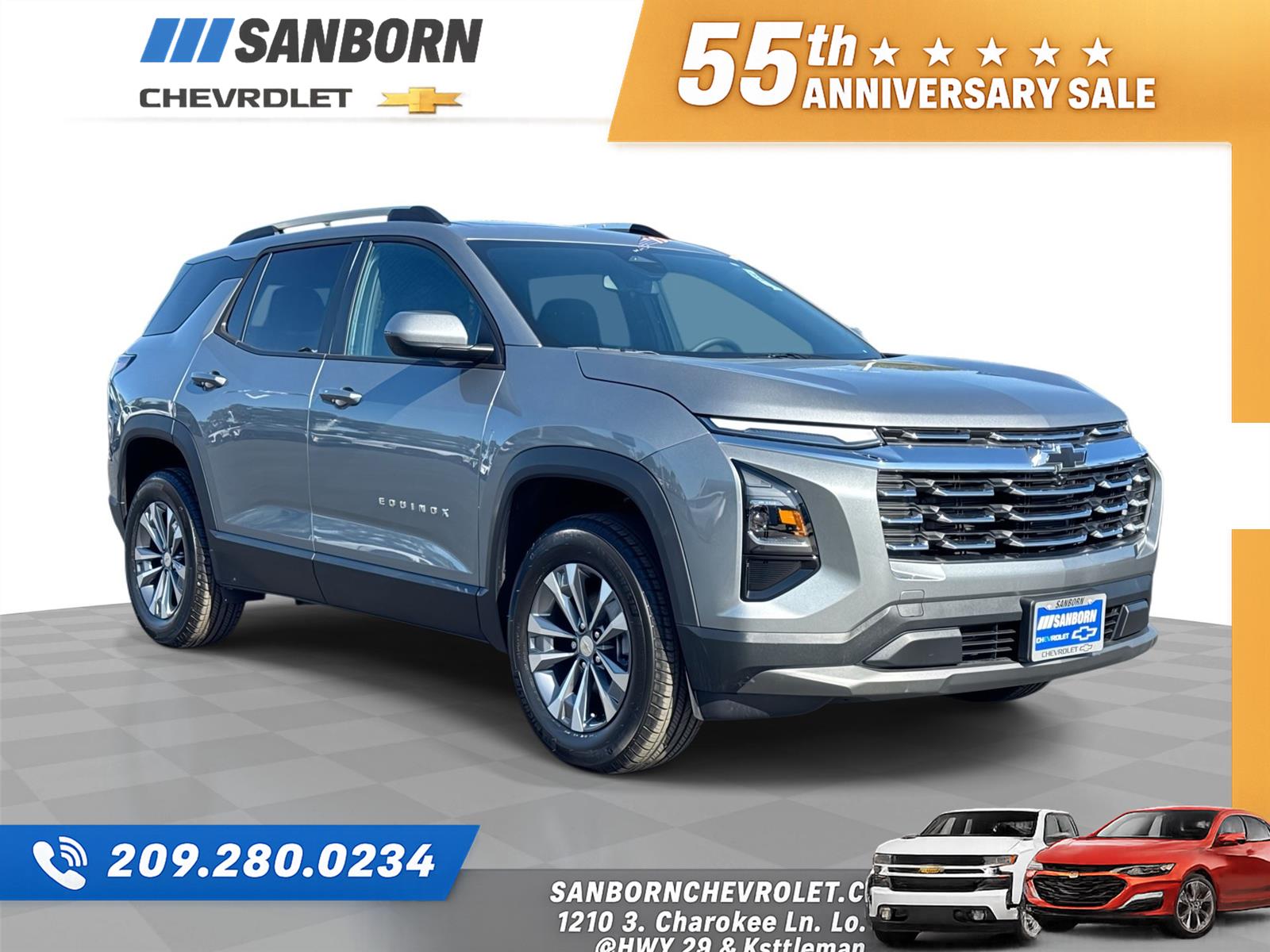 Sterling Gray Metallic 2026 Chevrolet Equinox SUV / Crossover Four-Wheel Drive 8-Speed Automatic