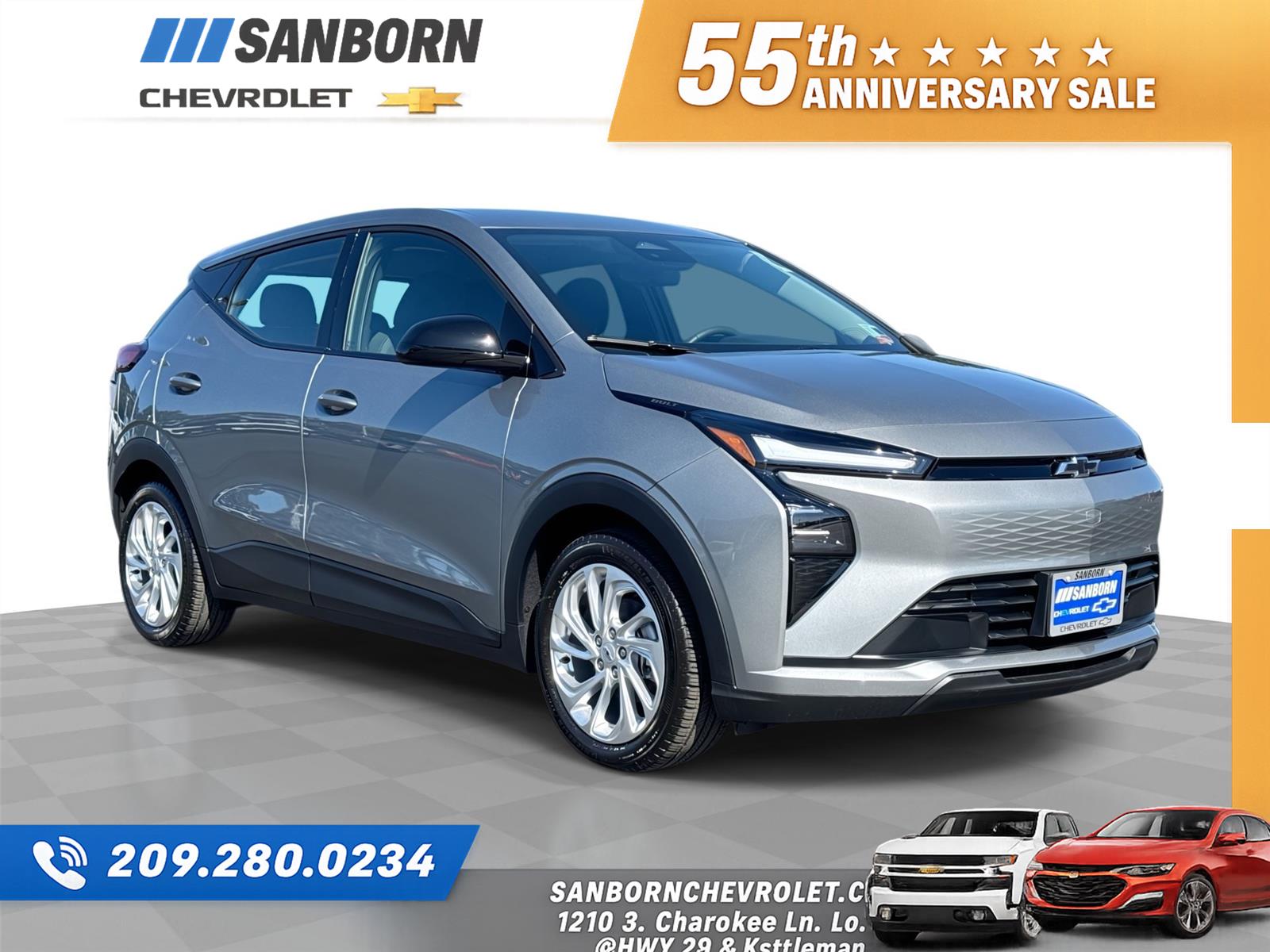 Gray (Sterling Grey Metallic) 2027 Chevrolet Bolt SUV / Crossover Front-Wheel Drive Automatic