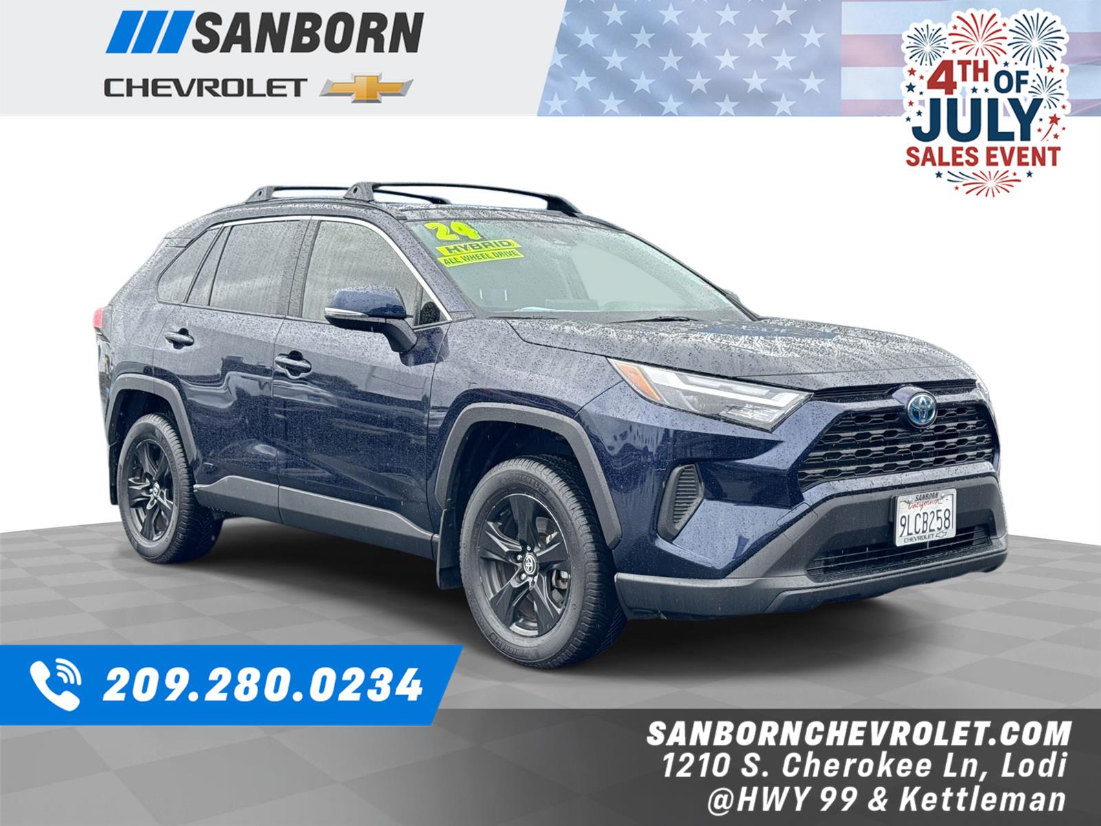 Blueprint 2024 Toyota RAV4 Hybrid SUV / Crossover All-Wheel Drive Continuously Variable Transmission